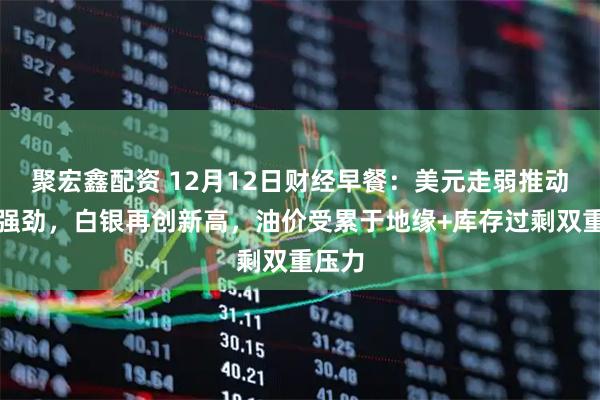 聚宏鑫配资 12月12日财经早餐：美元走弱推动金价强劲，白银再创新高，油价受累于地缘+库存过剩双重压力